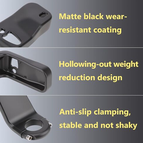 Motorcycle Front Fairing Support Bracket Mount Kit for Harley Low Rider ST FXLRST 2022-2025, for Replace # 47200927 (Black) in Kuwait