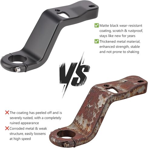 Motorcycle Front Fairing Support Bracket Mount Kit for Harley Low Rider ST FXLRST 2022-2025, for Replace # 47200927 (Black) in Kuwait
