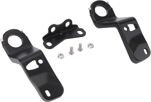 Motorcycle Front Fairing Support Bracket Mount Kit for Harley Low Rider ST FXLRST 2022-2025, for Replace # 47200927 (Black) in Kuwait