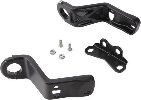 Motorcycle Front Fairing Support Bracket Mount Kit for Harley Low Rider ST FXLRST 2022-2025, for Replace # 47200927 (Black) in Kuwait