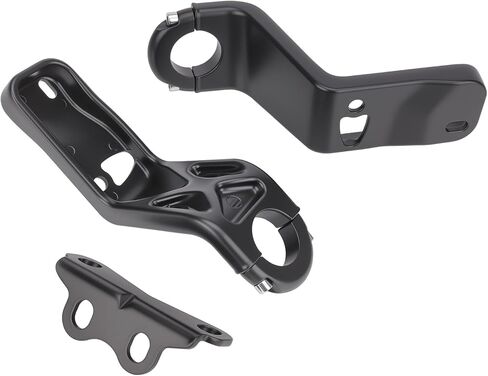 Motorcycle Front Fairing Support Bracket Mount Kit for Harley Low Rider ST FXLRST 2022-2025, for Replace # 47200927 (Black) in Kuwait