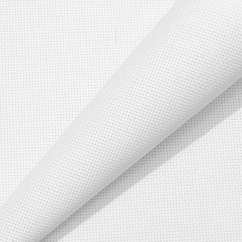 Aida Cloth 16 Count Cross Stitch Fabric,20×60inch (16CT,Black) in Saudi Arabia