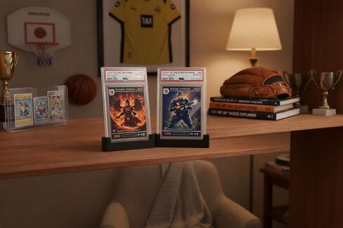 5 Pack PSA Graded Slab Stand – Graded Card Display Holder, Sports Card Display Stand, Trading Card Stand for Graded Cases, Baseball Cards, TCG cards Collectible Card Holder in Kuwait