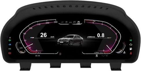 Auto Accessories 12.3“ LCD Instrument Panel Board Meter Screen Compatible For BMW 5 Series E60 E61 X5 E70 X6 E71 in Kuwait