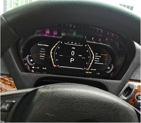 Auto Accessories 12.3“ LCD Instrument Panel Board Meter Screen Compatible For BMW 5 Series E60 E61 X5 E70 X6 E71 in Kuwait