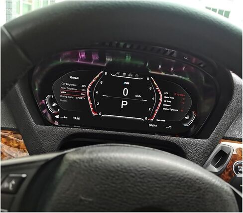 Auto Accessories 12.3“ LCD Instrument Panel Board Meter Screen Compatible For BMW 5 Series E60 E61 X5 E70 X6 E71 in Kuwait