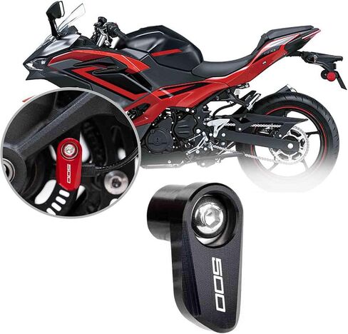 For NINJA500 Z500 ninja500 abs 2024 2025 2026 Motorcycle Front Wheel ABS Sensor Protection Guard accessories (Red front+rear pair) in Kuwait