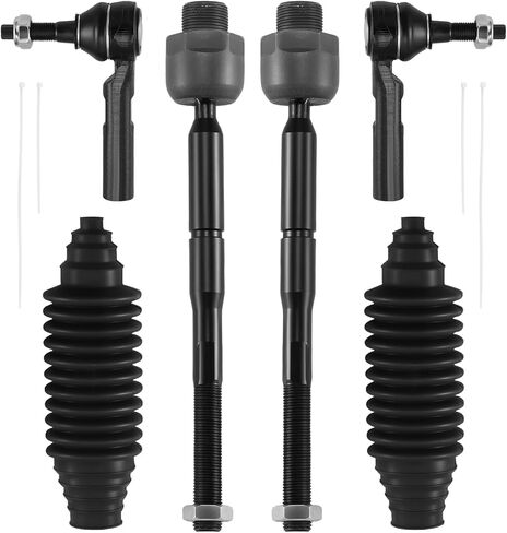 BDFHYK 8PC Inner & Outer Tie Rod Kit w/Front Sway Bar End Links Steering Boots for Dodge Journey 2009-2020 Front Driver Passenger Steering Suspension Assembly EV800611 ES800408 K750382 in Kuwait