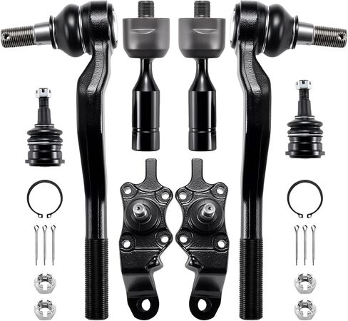 BDFHYK 8PC Inner & Outer Tie Rod Kit w/Front Sway Bar End Links Steering Boots for Dodge Journey 2009-2020 Front Driver Passenger Steering Suspension Assembly EV800611 ES800408 K750382 in Kuwait