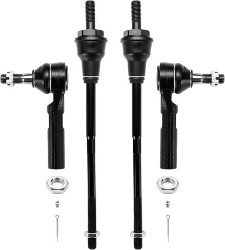 BDFHYK 8PC Inner & Outer Tie Rod Kit w/Front Sway Bar End Links Steering Boots for Dodge Journey 2009-2020 Front Driver Passenger Steering Suspension Assembly EV800611 ES800408 K750382 in Kuwait