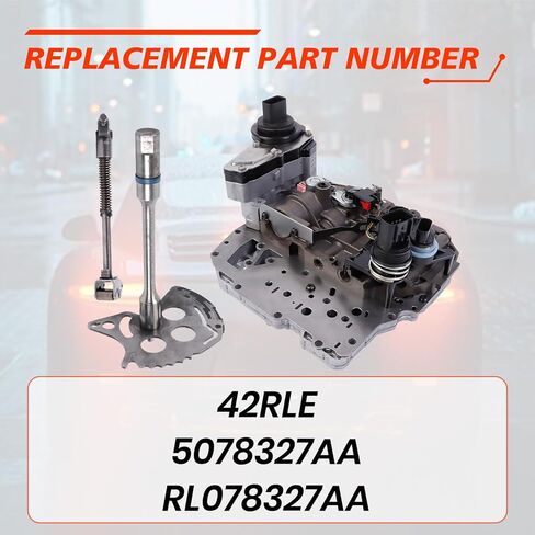 42RLE Transmission Valve Body, Compatible with Do-dge Avenger Challenger Ram 1500 J-eep Liberty Durango, Automotive Transmission Valve Body With Solenoid Replaces Part RL078327AA 5078327AA in Kuwait