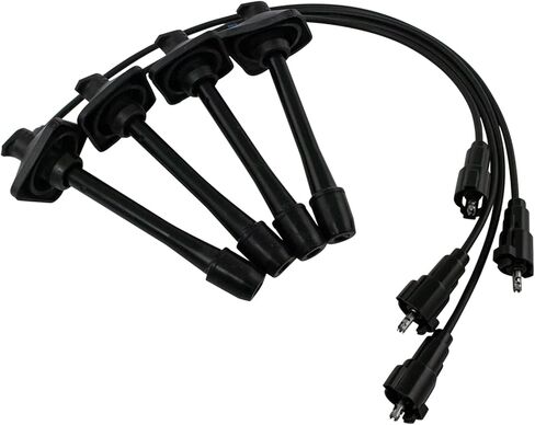 TRQ Ignition Coil and Spark Plug Kit 6 Piece Distributor Compatible with 1994-1995 Toyota Celica 1993-1995 Corolla in Kuwait