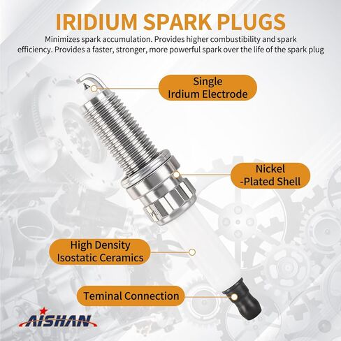 Set of 4 Ignition Coil Pack and Iridium Spark Plugs Compatible with Mini Cooper 2007 2008 2009 2010 2011 2012 2013, Paceman 2013 2014 2015 2016, Countryman 2011-2016 L4 1.6L UF598 12137575010 in Kuwait
