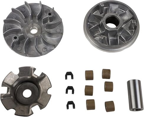 مجموعة بكرة محرك RedCap Variator CVT لمحرك GY6 200cc 163TG EFI متوافق مع Tao Tao Bull 200 Raptor 200 Targa 200 4FUN 200 ATV Go Kart Buggy Scooter in Kuwait