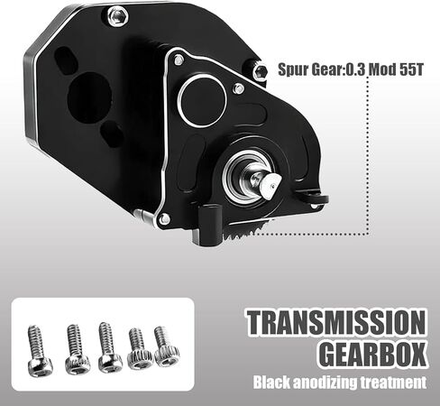 RC Vehicle Transmission Gearboxes for Axial RC Truck 1/24 SCX24 with Steel 0.3 Mod Transmission Gear in Kuwait