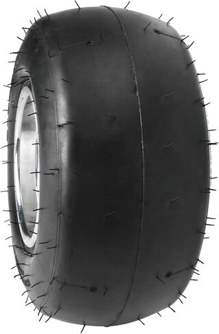 2x 10x4.50-5 إطارات أمامية Go Kart Slick وحواف من سبائك الألومنيوم مقاس 5 بوصات، وعجلات سباق بدون أنابيب، وإطارات ذات قبضة منخفضة لدراجات الانجراف، وATV، وUTV، وMini Kart in Kuwait
