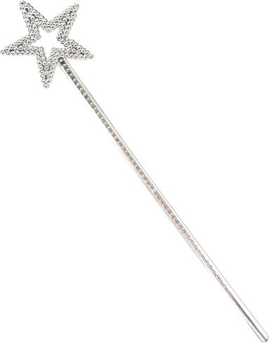 MYUBWTF 13in Star Fairy Wand، عصا سحرية بلاستيكية للأطفال، لعب الدعائم التنكرية لـ Elf Baton، عصا Angel Star السحرية، طلاء الأميرة الجنية، عصا العرابة الجنية الدولار in Kuwait