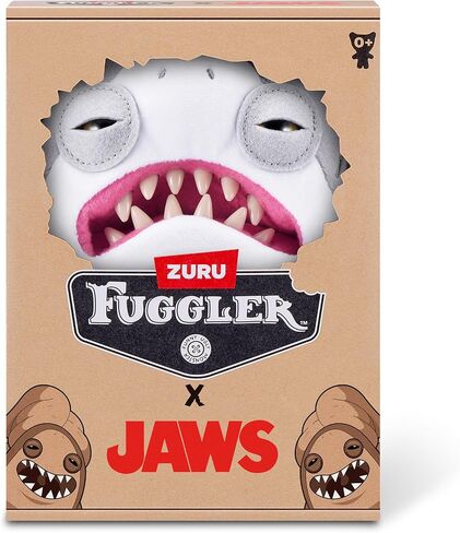 لعبة Fuggler Jaws من القطيفة المرخصة مقاس 22.86 سم من ZURU - حيوان محشو وحش قبيح مضحك، لعبة قطيفة مخيفة قابلة للتجميع للأطفال والمراهقين والمراهقين والبالغين in Kuwait