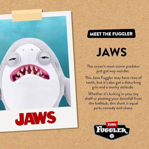 لعبة Fuggler Jaws من القطيفة المرخصة مقاس 22.86 سم من ZURU - حيوان محشو وحش قبيح مضحك، لعبة قطيفة مخيفة قابلة للتجميع للأطفال والمراهقين والمراهقين والبالغين in Kuwait