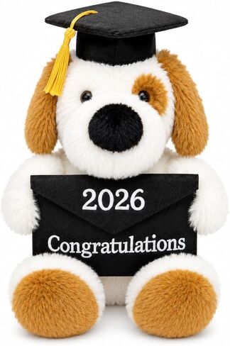 Graduation 2026 Capybara Plush Toy, 9 Inch Capybara Stuffed Animal with Graduation Cap and Diploma, Class of 2026 Congratulations Plush Gift for Kids, Teens, Seniors and Graduates in Kuwait