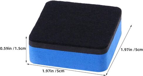FUOYLOO 20pcs Dry Erase Eraser 1.97x1.97Inches - Whiteboard No Magnet Small Chalkboard Cleaning Wiper School Supplies for Teachers Students Classroom in Kuwait