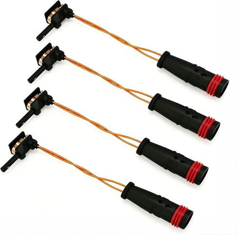 4PCS Brake Sensor Brake Pad Wear Sensor Front and Rear Replacement 2115401717 2205400617, Brakes Pad Alarm Line for Mercedes-Benz W211 W220 E350 E500 C300 C350 CL500 CL600 CLK320 Accessories in Kuwait