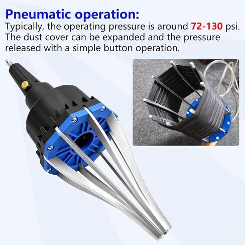 ZKTOOL 16PC Pneumatic CV Joint Boot Expander Installer & Remover Tool, 72-130 PSI, 1/4" NPT Air Inlet, Compatible with Audi, BMW, Citroen, Fiat, GM, Mercedes, Renault, Seat, Skoda, VW, Volvo, UTV, ATV in Kuwait