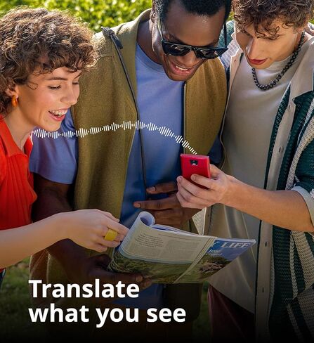 Vasco Translator Q1 | AI Voice Cloning Language Translator Device | 113 Languages | Free Lifetime Internet in Nearly 200 Countries | Slate Blue in Saudi Arabia