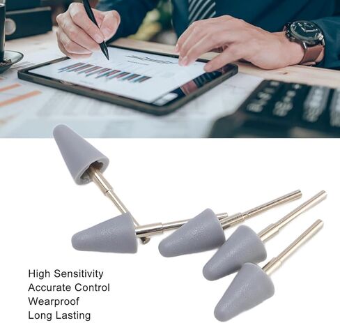 5PCS Pen Replacement Nibs, Grey Fine Point Hard Nibs for Andana Penoval USI 2.0, USI702, MPEN4.0, MPP702, KOBO Stylus 2 with 4096 Pressure Sensitivity, Easy to Install in Kuwait