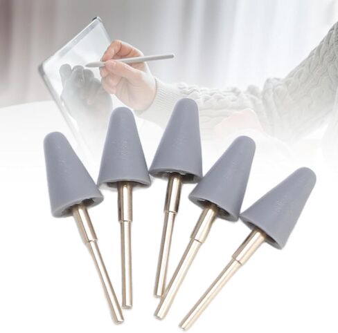 5PCS Pen Replacement Nibs, Grey Fine Point Hard Nibs for Andana Penoval USI 2.0, USI702, MPEN4.0, MPP702, KOBO Stylus 2 with 4096 Pressure Sensitivity, Easy to Install in Kuwait