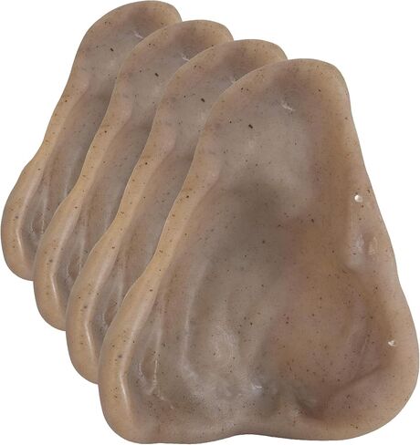 Pet Qwerks Pigs Ear BarkBone - Nylon Dog Bone for Aggressive Chewers - Bacon Flavor - 4.5" in Saudi Arabia