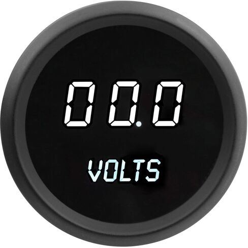 JEGS 41412 فولتميتر LED رقمي [وجه أسود، أرقام بيضاء] in Kuwait