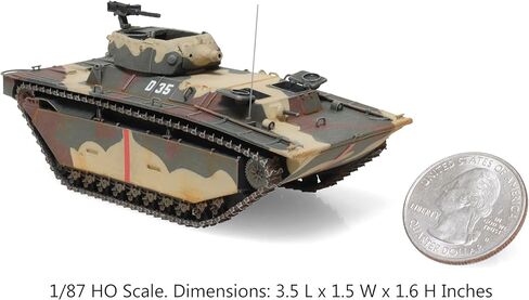 Landing Vehicle Tracked LVT (A) 4 Iwo Jima 1/87 HO Scale (3.5 inch Miniature Finished Model) (6870163) in Kuwait