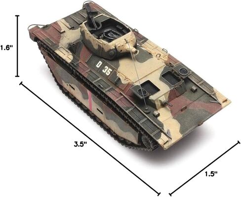 Landing Vehicle Tracked LVT (A) 4 Iwo Jima 1/87 HO Scale (3.5 inch Miniature Finished Model) (6870163) in Kuwait