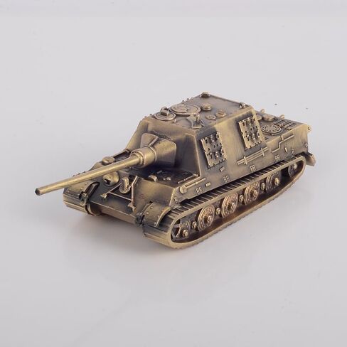 الألمانية SD. Kfz. 186 Jagdpanzer VI Jagdtiger مدمرة الدبابات الثقيلة جميع المعادن نموذج عسكري (فضي) in Kuwait