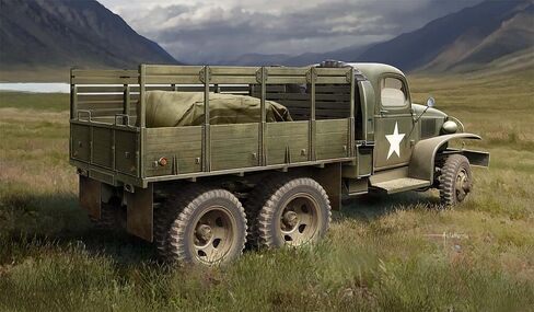 Hobby Boss US GMC CCKW-352 Wood Cargo Truck Model Kit (1/35 Scale) in Kuwait
