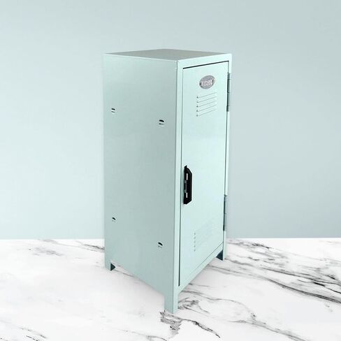 Small Makeup Storage Cabinet Vertical File Cabinet for Cotton Pad Entryway, Blue in Kuwait