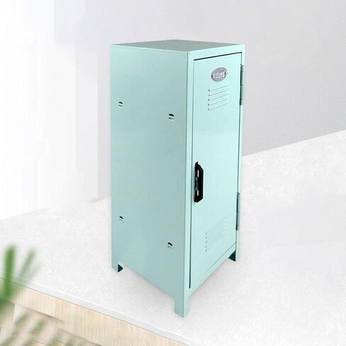 Small Makeup Storage Cabinet Vertical File Cabinet for Cotton Pad Entryway, Blue in Kuwait