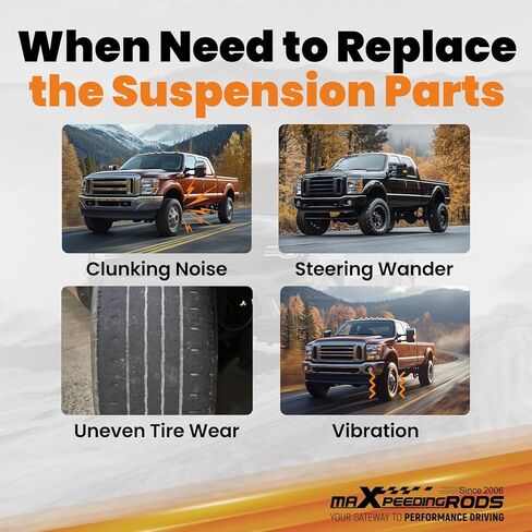 قضيب مسار أمامي قابل للتعديل 0-8 بوصة من maxpeedingrods لسيارة Ford F250 F350 2005-2016 4X4 4WD، قضيب قضيب Panhard in Kuwait