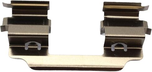 Front Brake Pad Anti-Rattle Clips & Shims Hardware Kit (4-Piece Set) - Compatible with LX0405 109-1648 MBA1648 KIT1035 - Metal in Kuwait