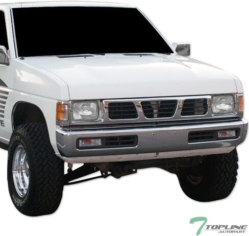 Chrome Clear Housing Front Bumper Turn Signal Lights Parking Lamps ks Compatible With 87-95 Pathfinder / 88-97 Hardbody D21 Pickup Truck in Kuwait
