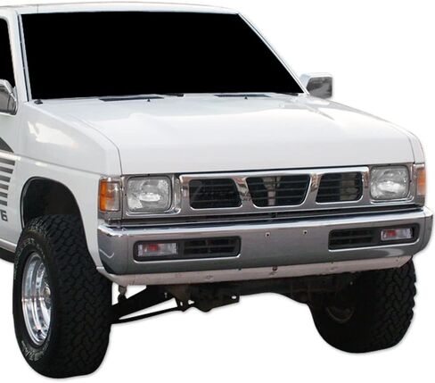 Chrome Clear Housing Front Bumper Turn Signal Lights Parking Lamps ks Compatible With 87-95 Pathfinder / 88-97 Hardbody D21 Pickup Truck in Kuwait