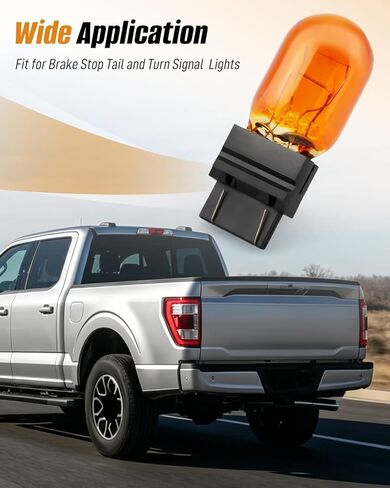 Dual Filament Orange Automotive Bulbs Fit for Brake Stop Tail and Parking Lights in Kuwait