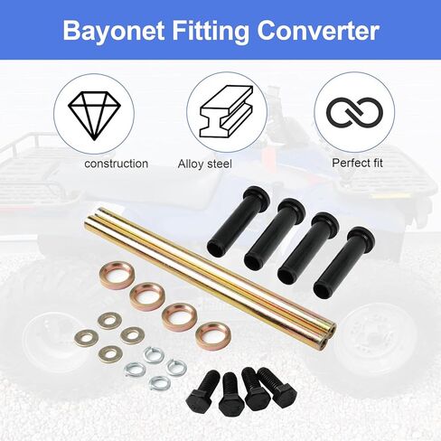 Lower A-ARM Bushing Shaft Set for 400 500 570 600 700 7501093 5020681 Replacement Accessories Front Lower a Arm Replacement in Kuwait