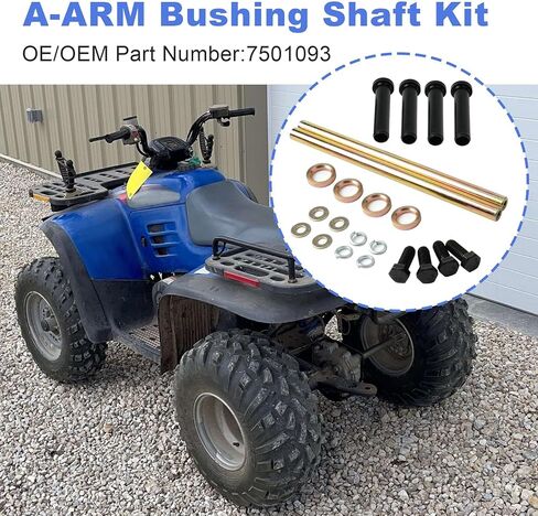 Lower A-ARM Bushing Shaft Set for 400 500 570 600 700 7501093 5020681 Replacement Accessories Front Lower a Arm Replacement in Kuwait