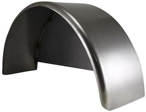 2 Pack - 36x10.75" Single Axle Steel Trailer Fender with Back Plate Welded In in Kuwait