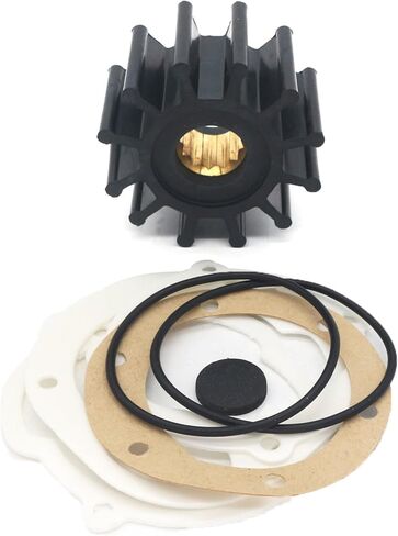 21951346 Raw Sea Water Pump Impeller Service Kit Compatible with Volvo Penta 3.0 GLM 3.0GLP 4.3 GKI 5.0 GXI 5.7 GXI 8.2 GSI AQ 231 271 280 Gasoline Marine Engine Pumps Replaces 21951348 in Kuwait
