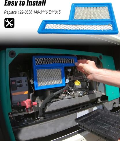 مضخة الوقود الكهربائية E11015 122-0836 طقم ضبط فلتر الزيت مناسب لمولدات Onan RV QG 5500 7000 HGJAA ​​HGJAB HGJAC Marquis Gold/RV QG Models Marquis Platinum QG EFI، مع فلتر هواء 140-3116 in Kuwait