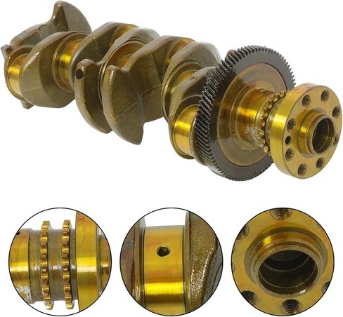 Engine Crankshaft with Gear Replacement for 11218515071 Replacement for 328d 3 Series in Kuwait