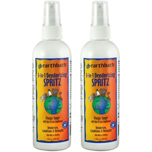 Earthbath 3-in-1 Spritz, Dog & Puppy Deodorizing Spray – Detangles, Deodorizes & Conditions, Made in USA – Mango Tango, 8 oz in Saudi Arabia